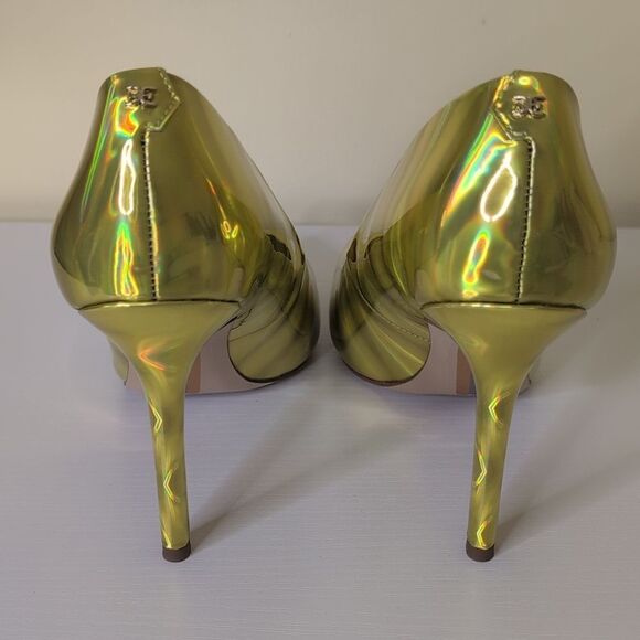 Sam Edelman Size 8 Hazel Heels In Metallic Mimosa, NEW - Picture 2 of 12